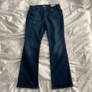 Dark wash Old Navy Bootcut jeans.